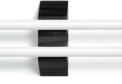 Minimism Double kinkiet, dąb czarny